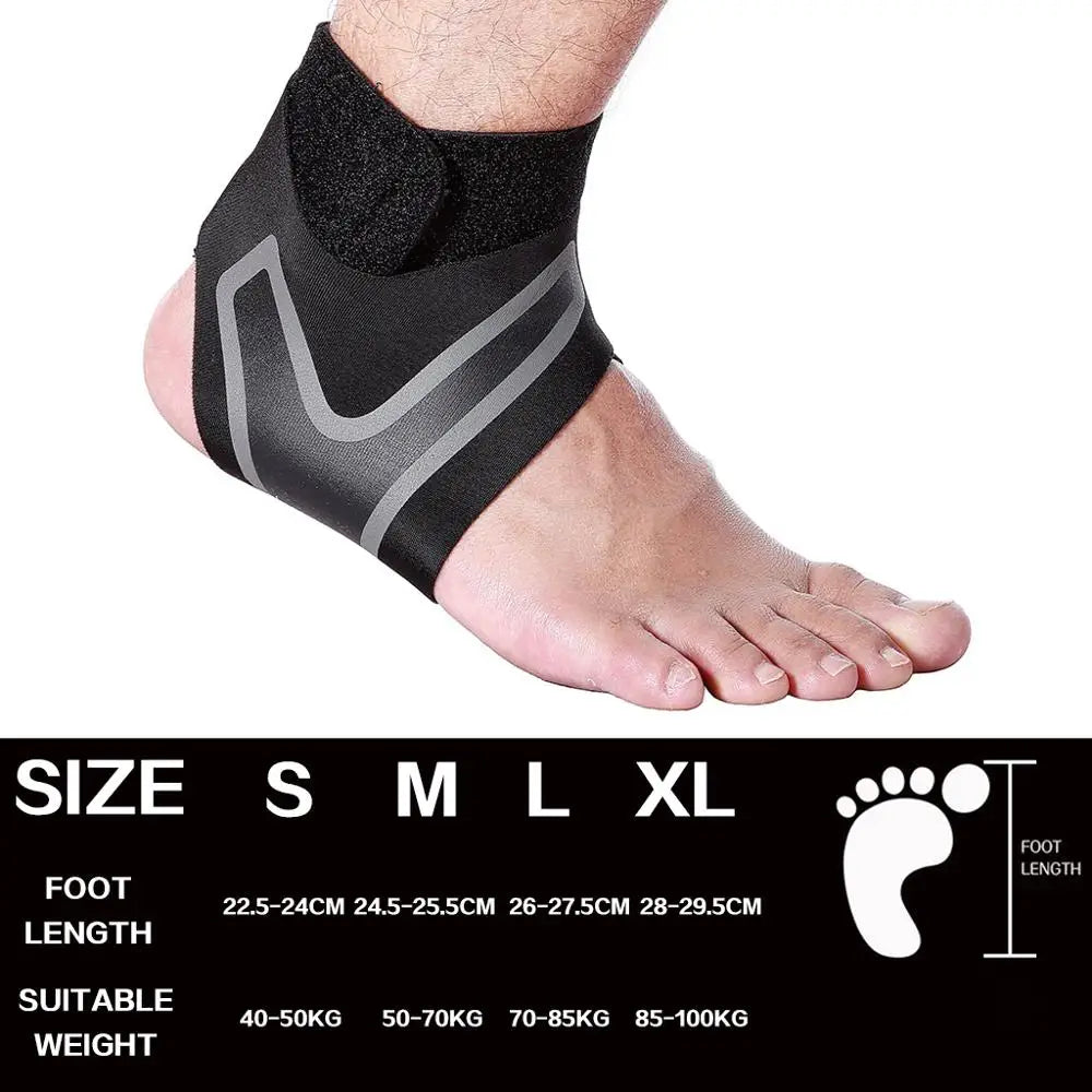 High-Protection Sport Ankle Support - Elastic & Safe