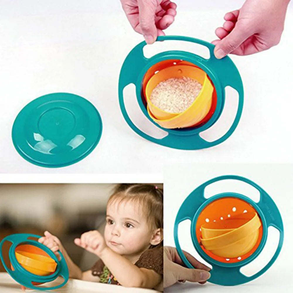 Baby Feeding Spill-Proof Bowl
