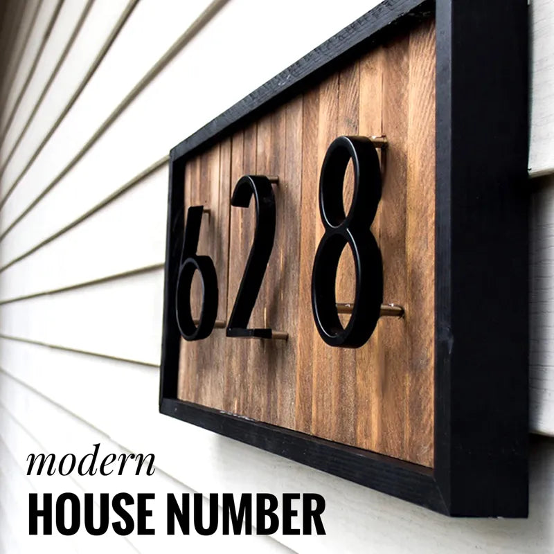 House Numbers and Letters